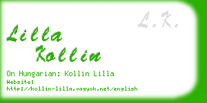 lilla kollin business card